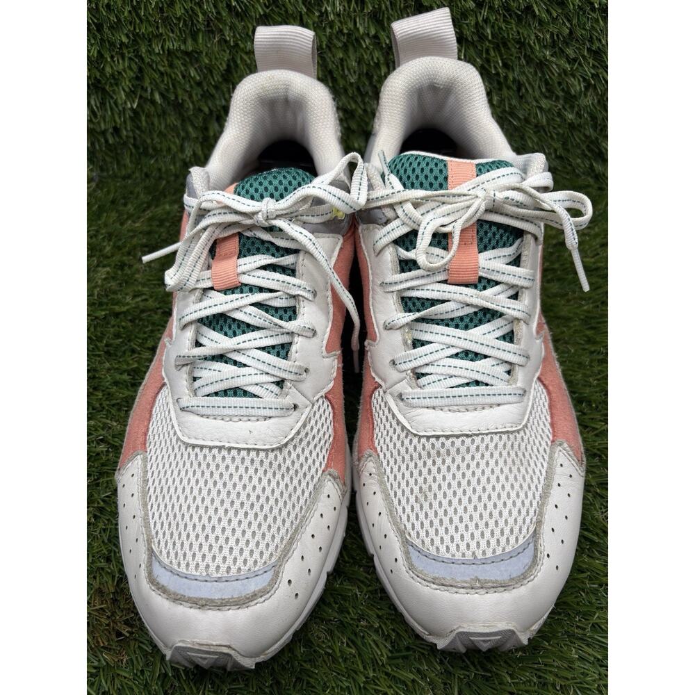 Brandblack Specter Low Men’s Size 8 White Coral Pink Teal Vibram Sole Sneakers